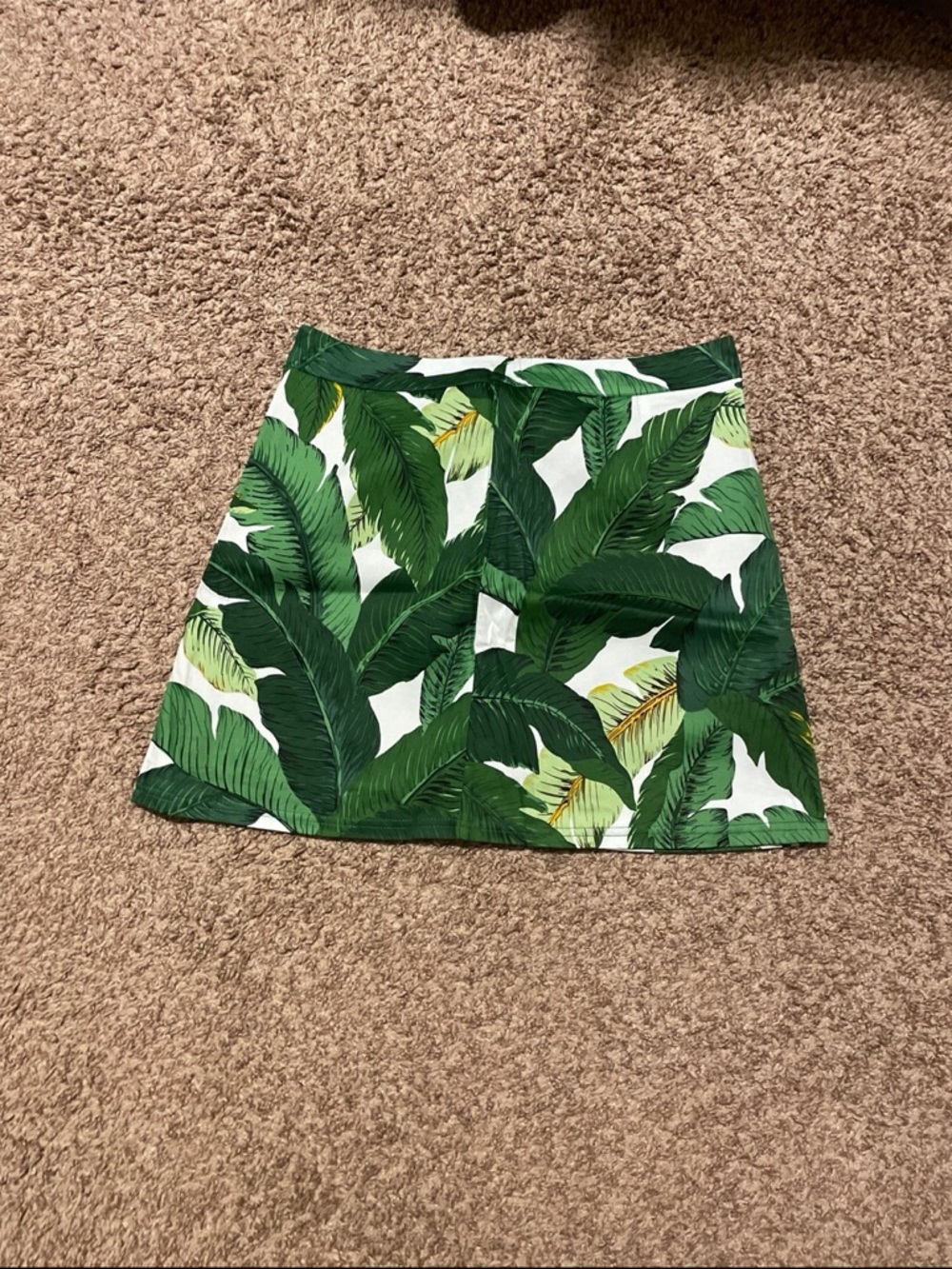 Queenran Tropical Foliage Pencil Skirt